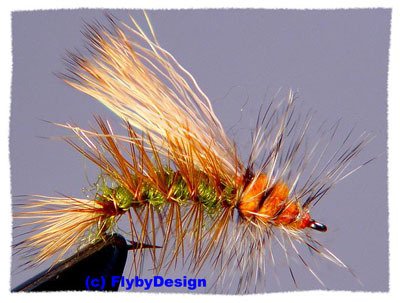 Olive Stimulator - One Dozen Size 16 Fly Fishing Flies