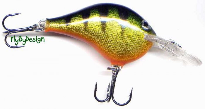 Rapala 2" Rattling Balsa Perch Dives to 6 Feet