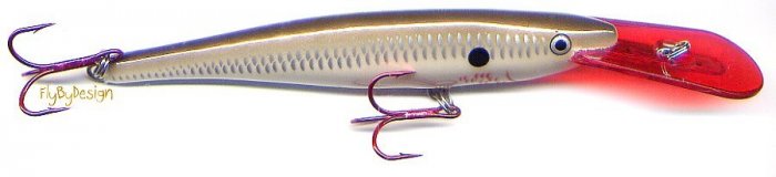 Rapala 3-1/2" Bleeding Pearl Minnow Shad Rap