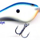 Rapala Balsa Blue Shad Rattle VMC Flat Lure to 7 Feet
