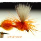 Orange Parachute Ant Dry Flies - Twelve Hook Size 18