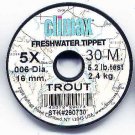 Climax TROUT 5x Monofilament FlyFishing Tippet Material