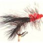 Black Stimulator Fly Fishing Flies - Twelve Size 14