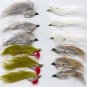 Zonker Natural Gray & Pearl Fly Fishing Flies -  Size 4