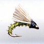 Olive Biot Serendipity Fishing Flies - Twelve Size 20