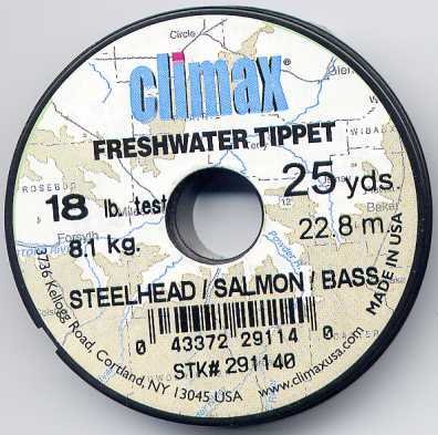 Climax Steelhead 18Lb Test Mono Fishing Tippet Material