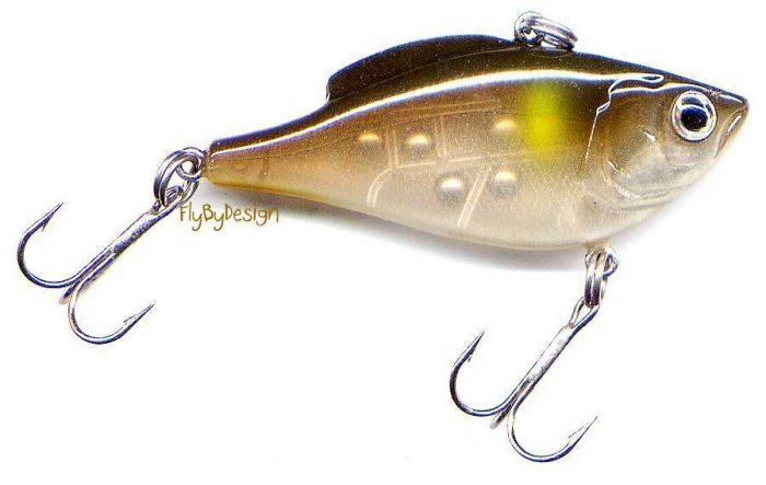 MegaBait Veeper 60 Natural Finish Fishing Lure