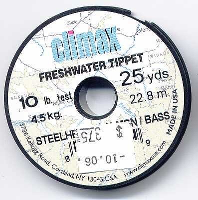 Climax Steelhead 10Lb Test Mono Fishing Tippet Material