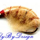Tan Scud Fly Fishing Nymphs - Twelve Hook Size 14 Flies