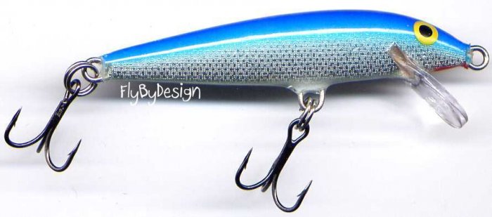Rapala F-7 Blue Original Floating 2-3/4" Balsa Lure