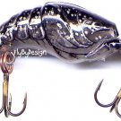 Storm 2" ThunderCraw Silver Black Skunk Crayfish Lure