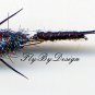 Jointed Black Stonefly Nymph Fly - Twelve Size 8 Flies