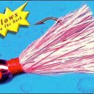 Arkie 2 Pak Premium Pink Mirror Glow Fiber Walleye Jigs