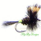 Hot Spot HUMPY Fishing Flies Twelve Size 12 Dry Fly