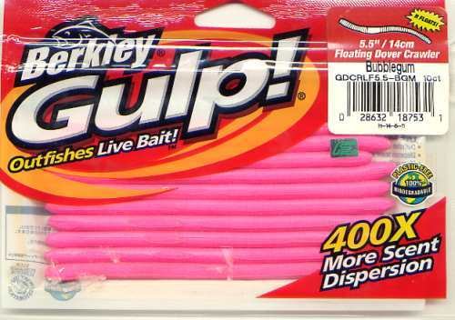 Berkley Gulp 5.5" Floating Bubblegum Pink Dover Crawler