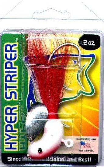 Original Deadly 2 Ounce Red Shad Hyper Striper Jig