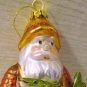 Colorful Fishing Santa Christmas Tree Ornament