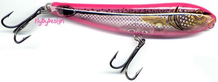 Storm 4-3/8" Phantom Pink ThunderDog Topwater Bait Lure