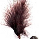 Premium Dyed 1 Ounce Brown Strung Marabou Feathers