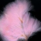 Premium Dyed 1 Ounce Pink Strung Marabou Feathers