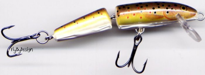 Rapala Jointed 2-3/4" Floating Brown Trout J7-TR Lure