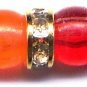 Mack's Wedding Ring Brass, Flo Ruby, Hot Orange Spinner