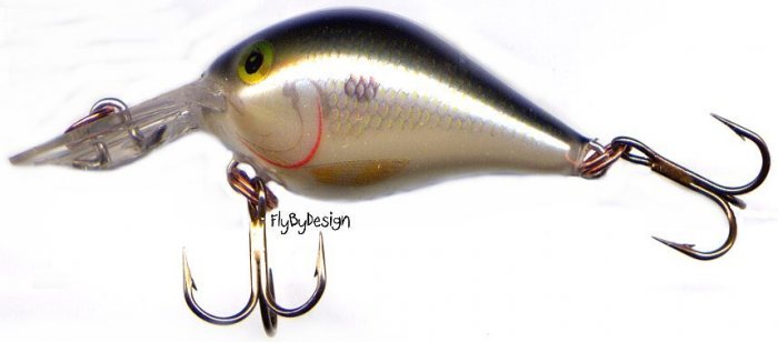 Rare Rapala Rattlin' Fat Rap RFR05-SD Shad Lure