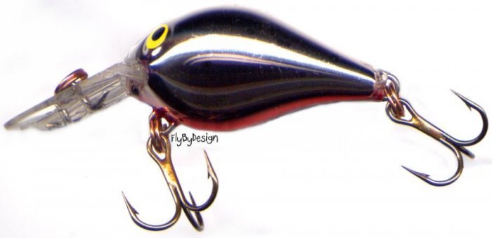 Rare Rapala Chrome Rattlin' Fat Rap RFR5-CH w/ PAPERS