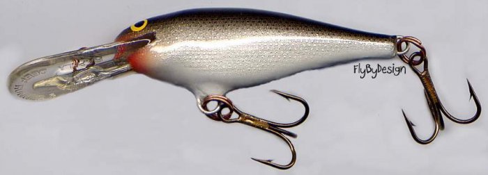 Rapala Shad Rap Silver 2-3/4" Crankbait Lure SR07 S