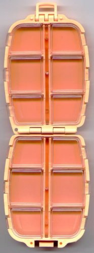 Fishing Small Folding Twelve Compartment Fly Box