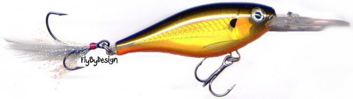 Rapala XRSSS06 MCSD Moss Chartreuse Shad 2-1/2" Lure