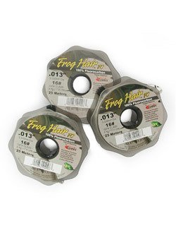 Frog Hair 0x Fluorocarbon Tippet Material (12# test)