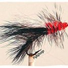 Black Stimulator Fly Fishing Flies - Twelve Size 12