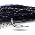 Clouser Black Minnow Six Fly Fishing Flies Size 2/0