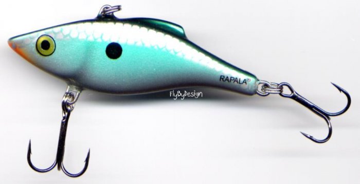 Rapala Rattlin' Sinking Silver TN Lipless Shad Lure