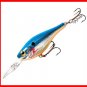 Rapala 2" - 5/16 oz Silver Blue SRRS05 Shad Rap Lure
