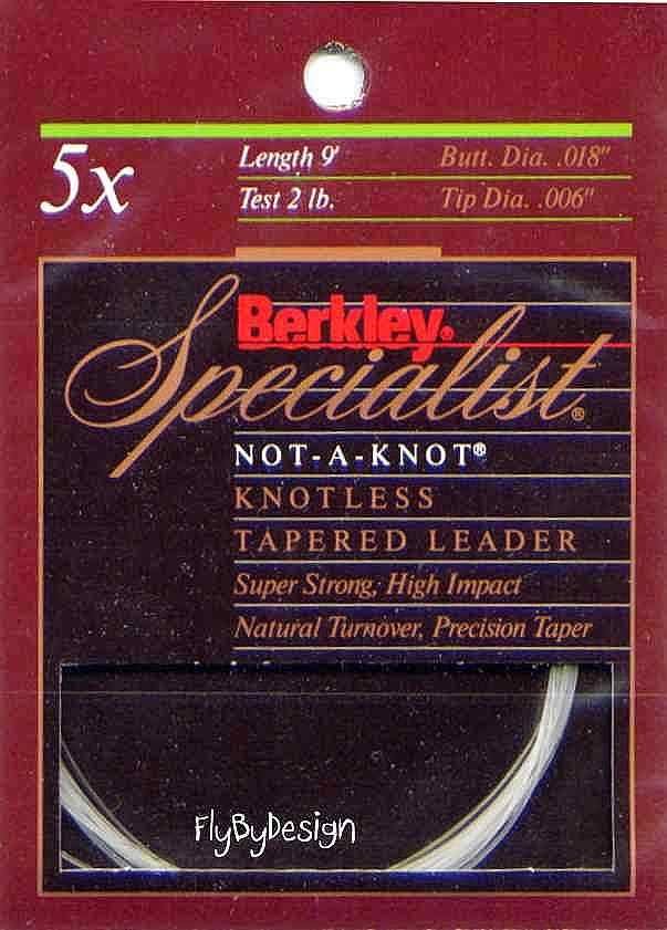 Berkley Specialist 5x - 2 Lb test 9' Tapered Leader