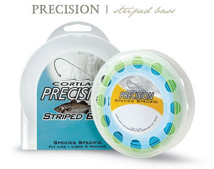 Cortland Precision Striper WF8 F Green/Ice Blue FlyLine
