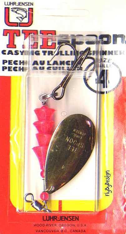 Luhr-Jensen Brass TeeSpoon Spinner - Size 4