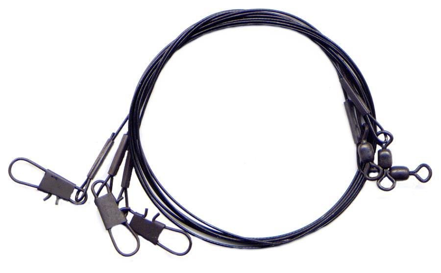 Berkley Black Steelon Stainless Steel 18"/30 Lb Leaders
