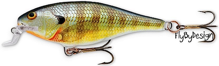 Rapala Bluegill Shad Rap Shallow Runner SSR-7 BG Lure