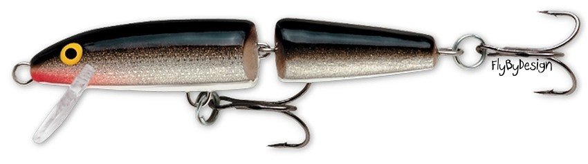 Rapala J11-S Jointed Floating Silver/Black Lure
