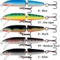 Rapala J09-FT Jointed Floating Fire Tiger 3-1/2" Lure
