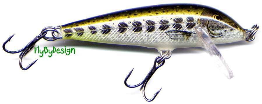 Rapala Olive Green Muddler Sinkn 2-3/4" Countdown Lure