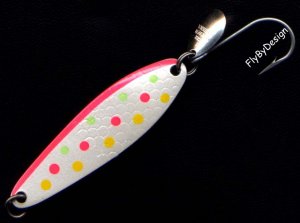 Luhr-Jensen Needlefish Pearl/Bikini Trolling Woble Lure