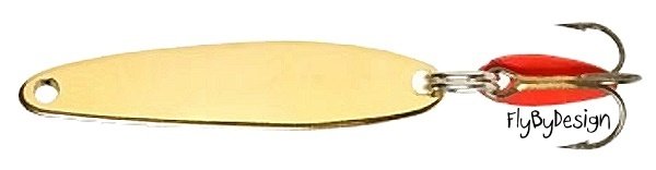 Swedish Pimple 2-3/4" Gold #7 Jigging Lure 3/4 oz.