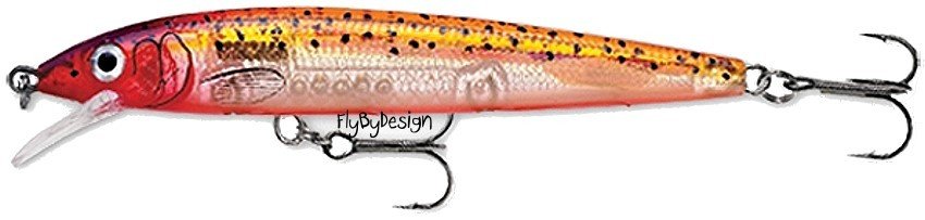 Rapala HJ10 Glass Purple Sunfire Husky Jerk Rattle Lure