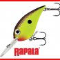 Rapala CRR10 HM Crankin' Rap Hot Mustard Lure