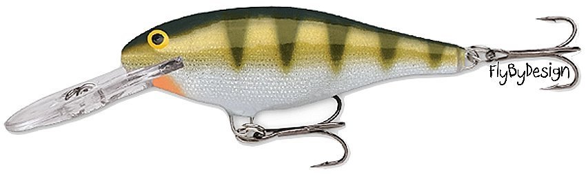 Rapala SR07 YP Deep Runner Shad Rap Yellow Perch Lure