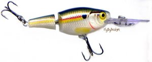 Rapala 2-3/4" Jointed Shad Rattling Suspending Shad Rap